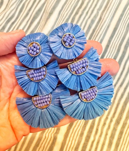 How fun are these new statement earrings I just got from Amazon?! 💙💙 too cute for spring and summer with a dress and sandals 

They are super lightweight and come in a ton of other colors!

#LTKSeasonal #LTKstyletip #LTKfindsunder50