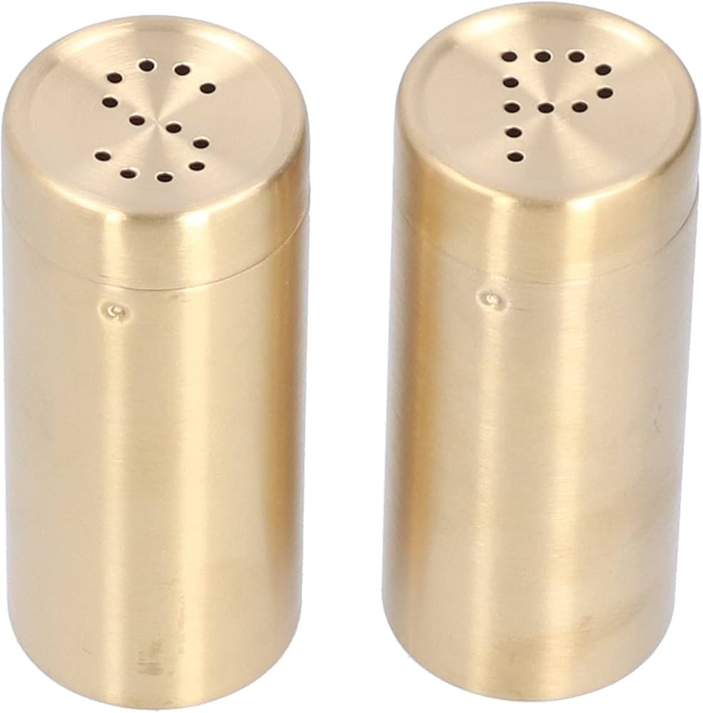 2pcs Spice Stainless Steel Pepper Shaker Kitchen Tool Salt Sugar Spice Pepper Shaker Dredge Salt ... | Amazon (US)