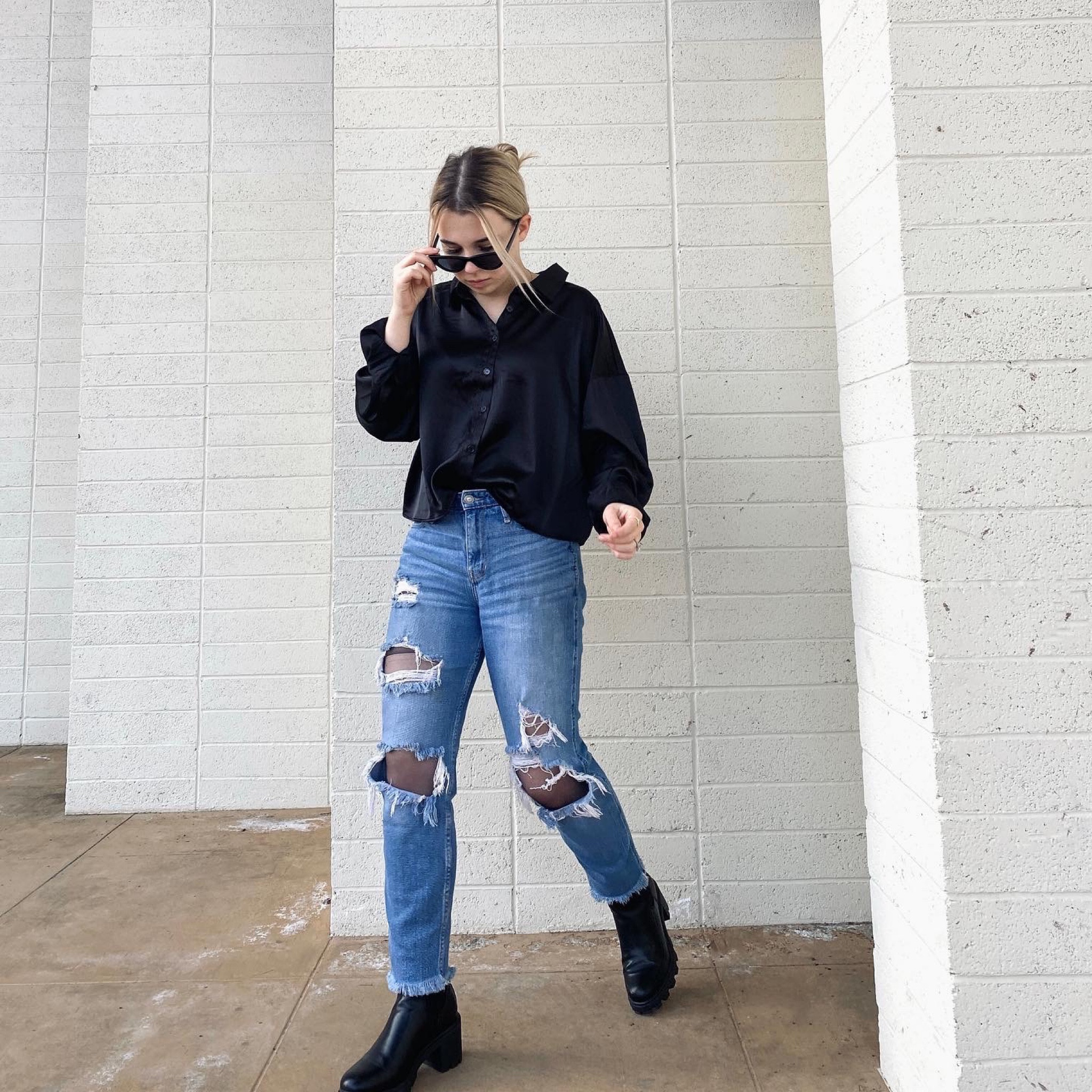 black + denim look🖤

#LTKstyletip #LTKunder50 #LTKGiftGuide