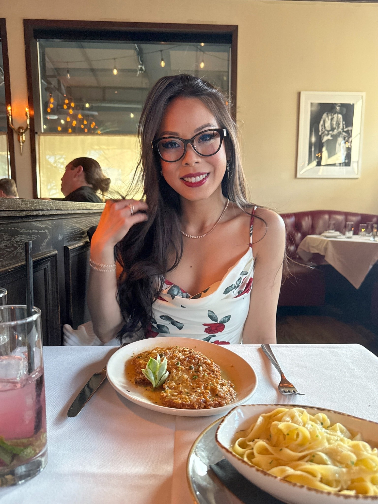 Dinner at @crossroadskitchen for @supermandyer’s 43rd birthday! We’ve celebrated twenty of these together 🥹💘

#LTKootd #LTKSaleAlert #LTKOver40