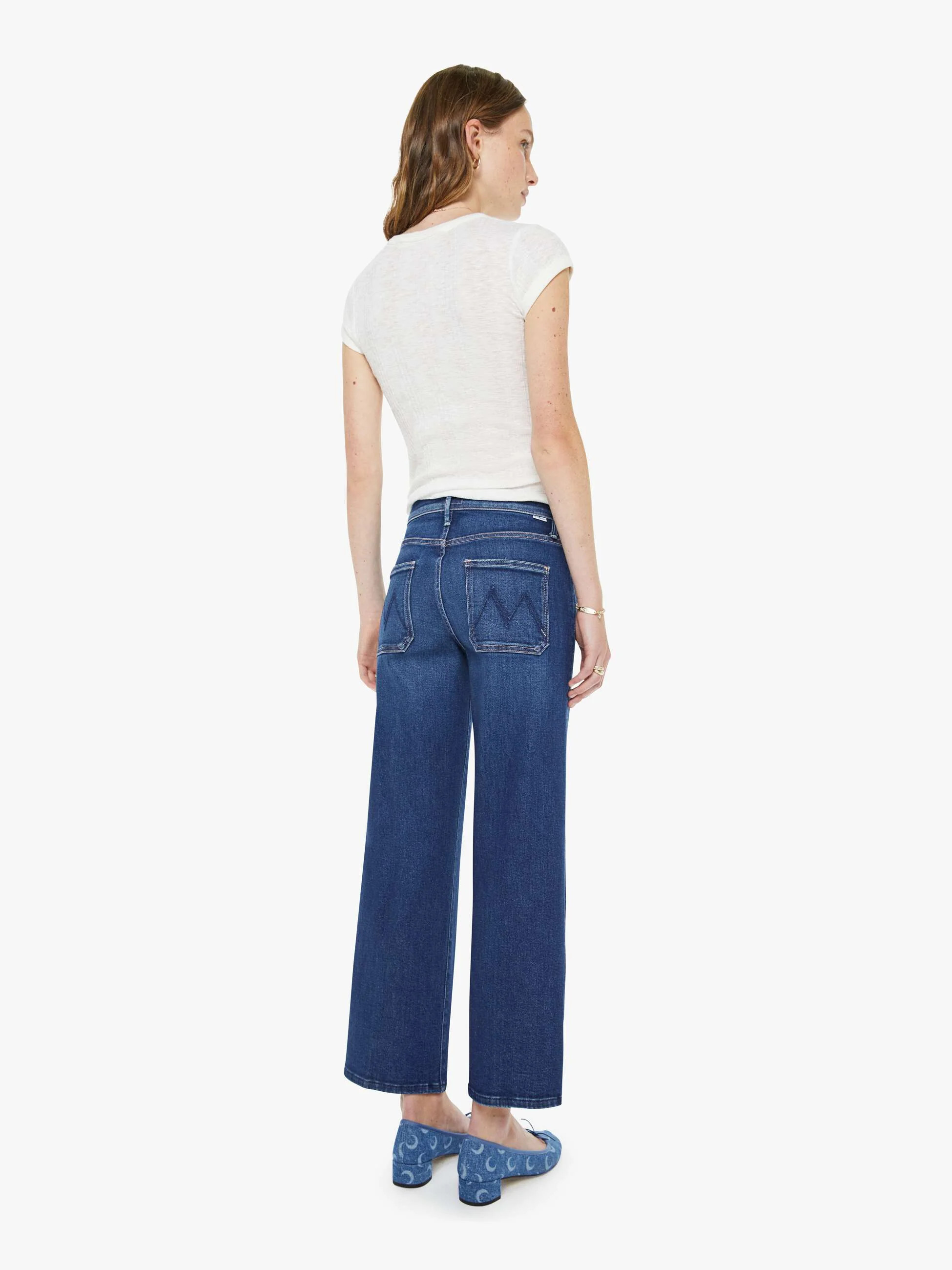 The Patch Pocket Mid Rise Maven Ankle - Cocktail Hour | Mother Denim