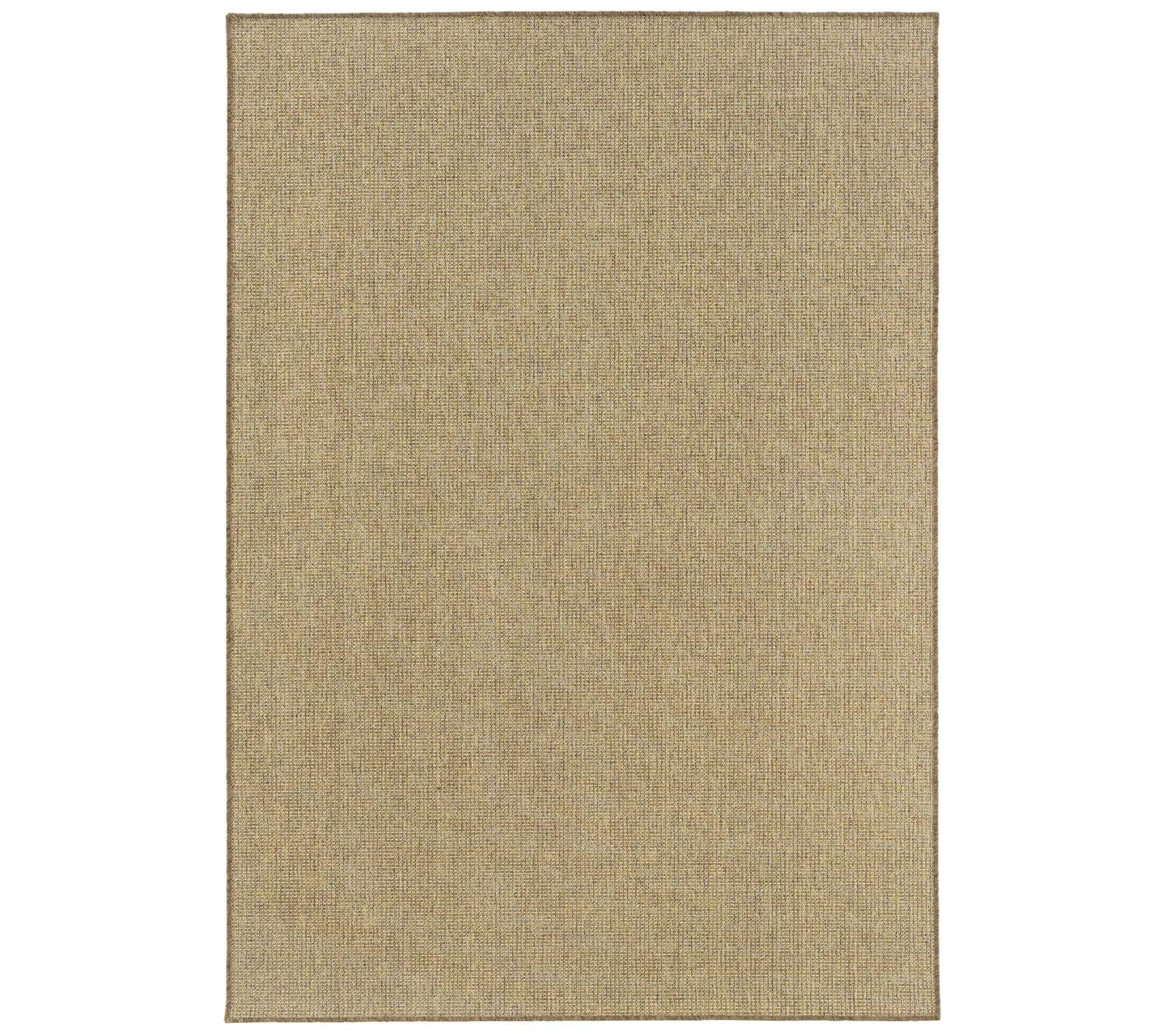 Veranda Living I/O Sand-Tan Faux Seagrass 7'10" x10'10" Rug - QVC.com | QVC