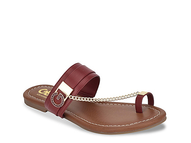 GBG Los Angeles Loona Sandal - Women's - Burgundy | DSW