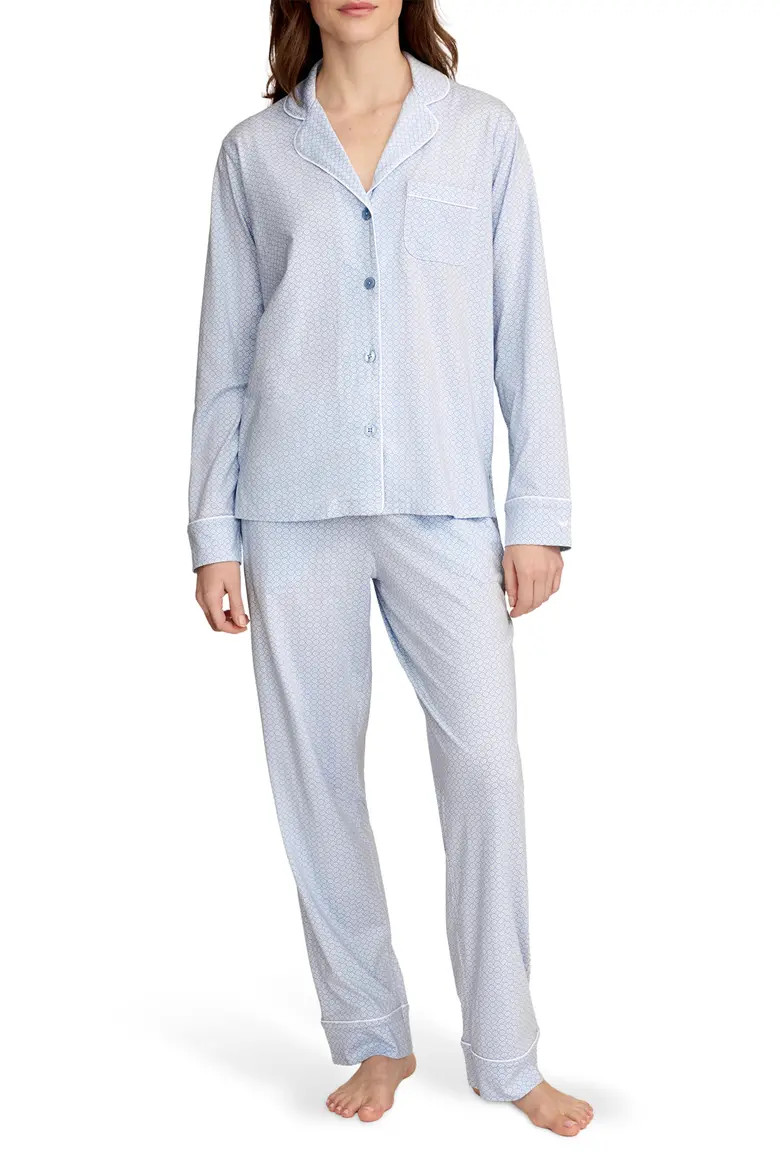 Geo Classic Lightweight Pima Cotton Pajamas (Women) | Nordstrom | Nordstrom