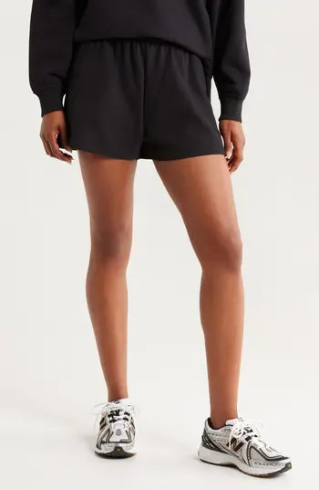 Zella Ultra Cozy Fleece Sweat Shorts | Nordstrom | Nordstrom