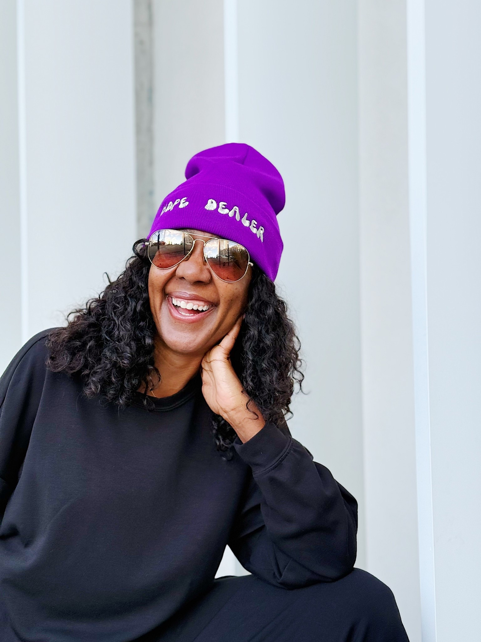 Just because it’s cold on the East Coast doesn’t mean you can’t be cute when you bundle up. This fun beanie from #EffiesPaper is perfect for cute cold weather days.

#beanie

#LTKU #LTKSeasonal #LTKActive