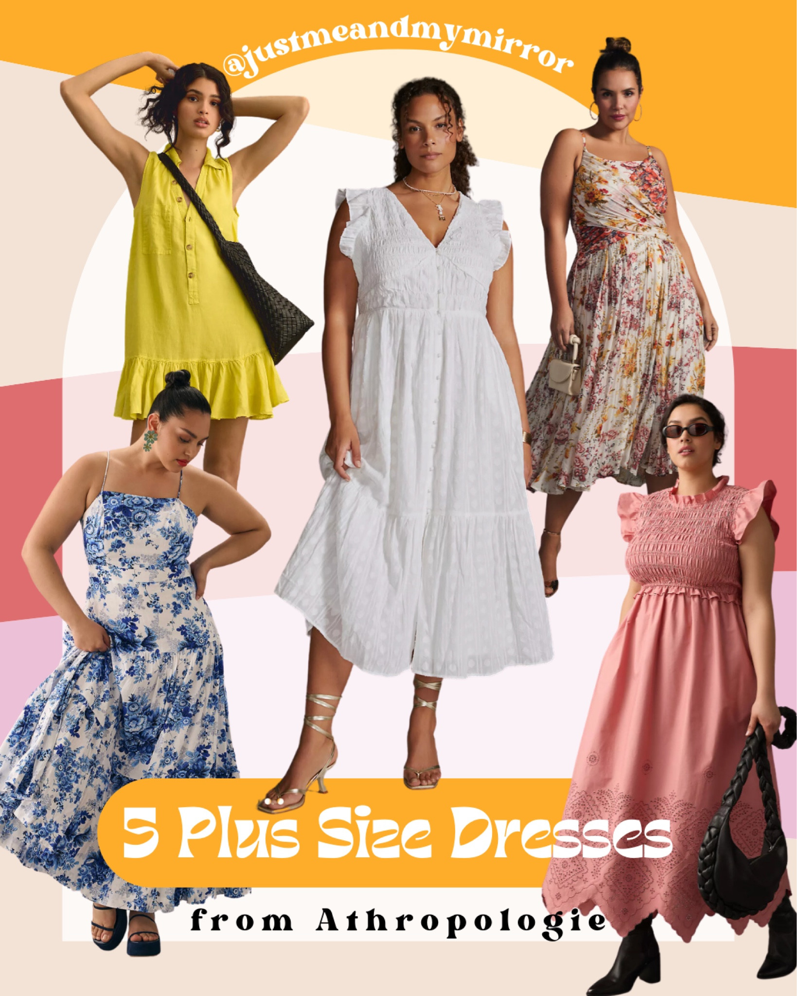 5 standout Anthropologie dresses that come in plus sizes! Perfect for spring and summer ☀️

#LTKunder50 #LTKcurves