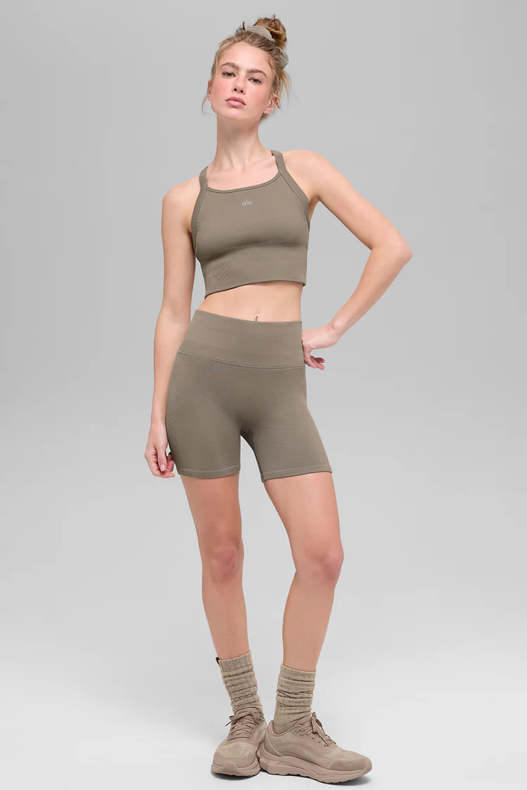 Seamless Ribbed Favorite Bra Tank | Alo Yoga (US)