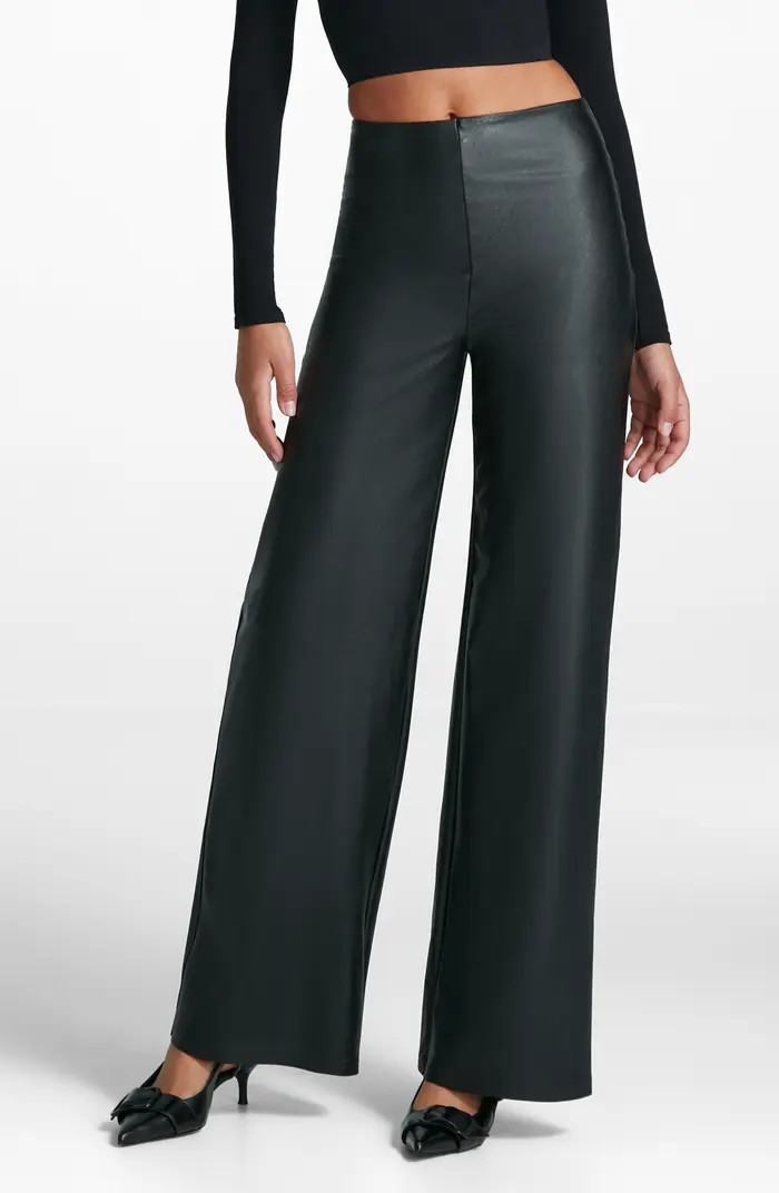 Wide Leg Faux Leather Pants | Nordstrom