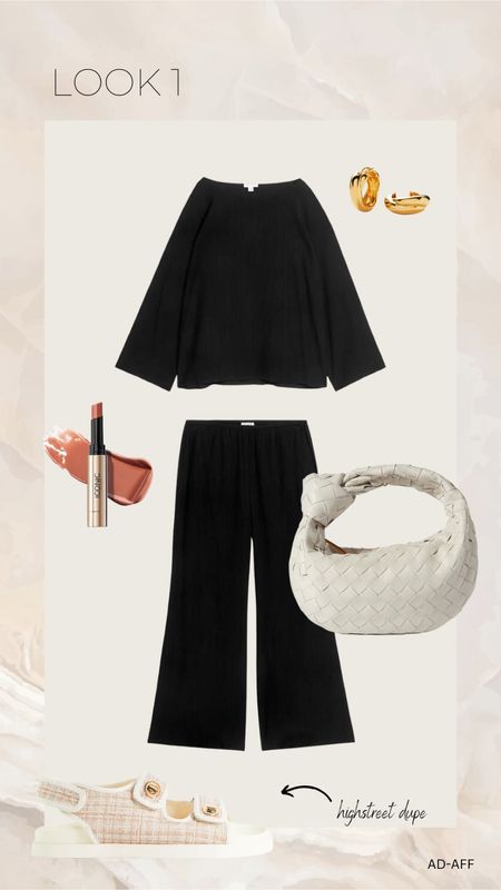 Arket outfit- Look 1
Crinkled black co-ord 
Chanel dad sandals 
Bottega Veneta Jodie bag 


#LTKeurope #LTKstyletip #LTKSeasonal