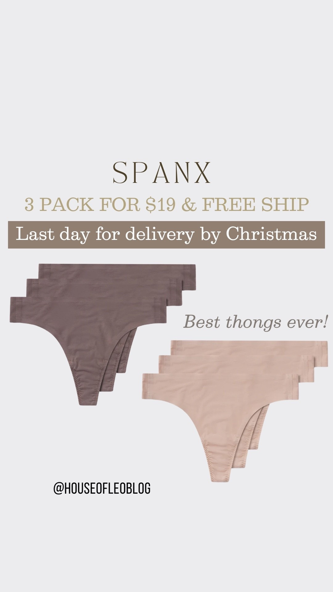 Spanx sale, thongs, stocking stuffers, last-minute gifts 

#LTKFindsUnder50 #LTKGiftGuide #LTKSaleAlert