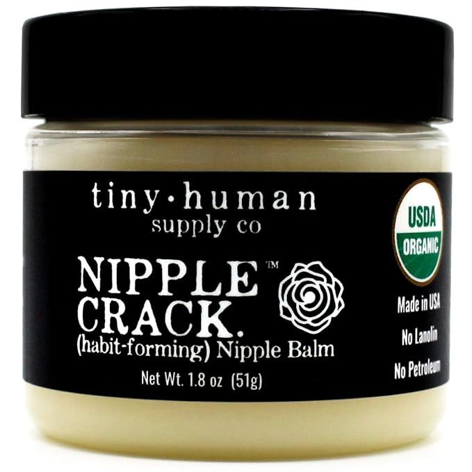 Nipple Crack Nipple Balm 1.8oz, Organic Lanolin Free Breastfeeding Nipple Cream for Nursing Mothe... | Amazon (US)