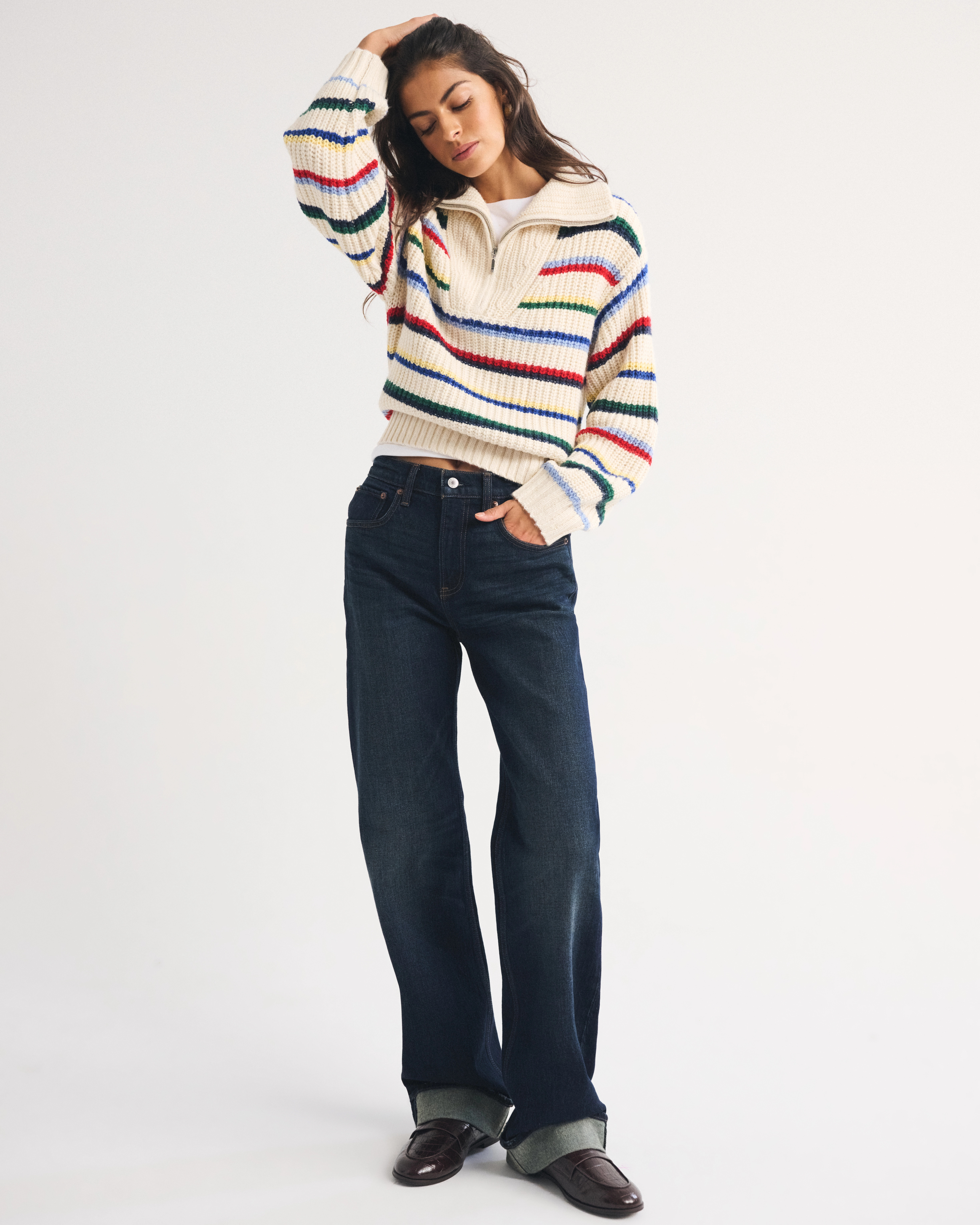 High Rise 90s Relaxed Jean | Abercrombie & Fitch (US)
