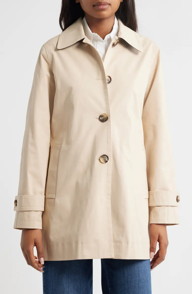 Sam Edelman Water Repellent Rain Jacket | Nordstrom | Nordstrom