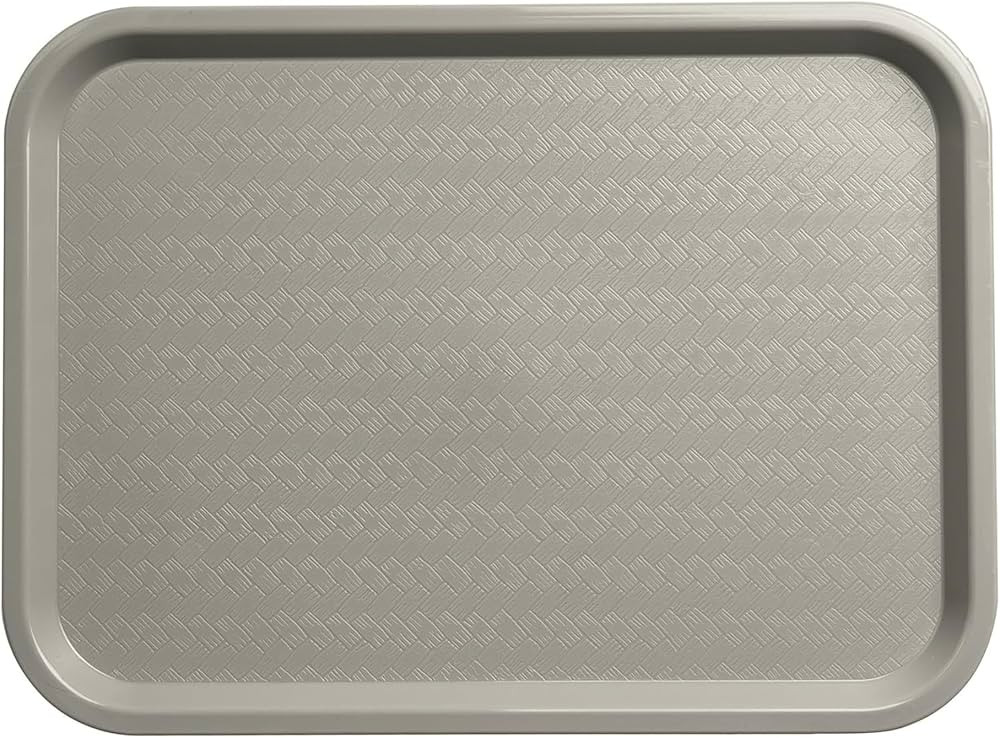 Carlisle FoodService Products CT121623 Café Standard Cafeteria / Fast Food Tray, 12" x 16", Gray | Amazon (US)