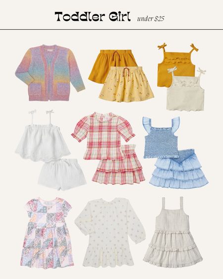 Toddler girl spring & summer style I found at Walmart!! Everything is under $25 most is around $15-$20. I buy taya a 2T in most 

#LTKfamily #LTKunder50 #LTKkids