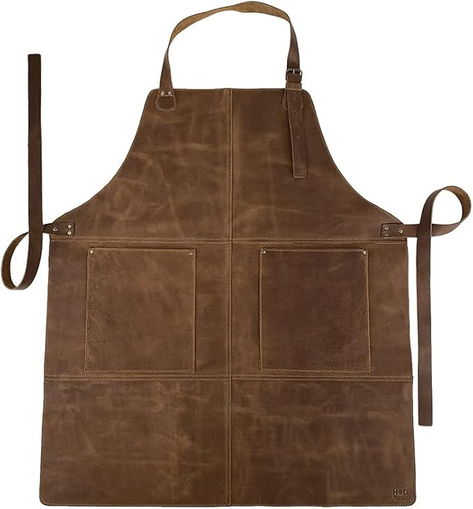 Hide & Drink, Durable Leather Apron, Utility Tool Pockets Adjustable, Butcher Carpenter Blacksmit... | Amazon (US)