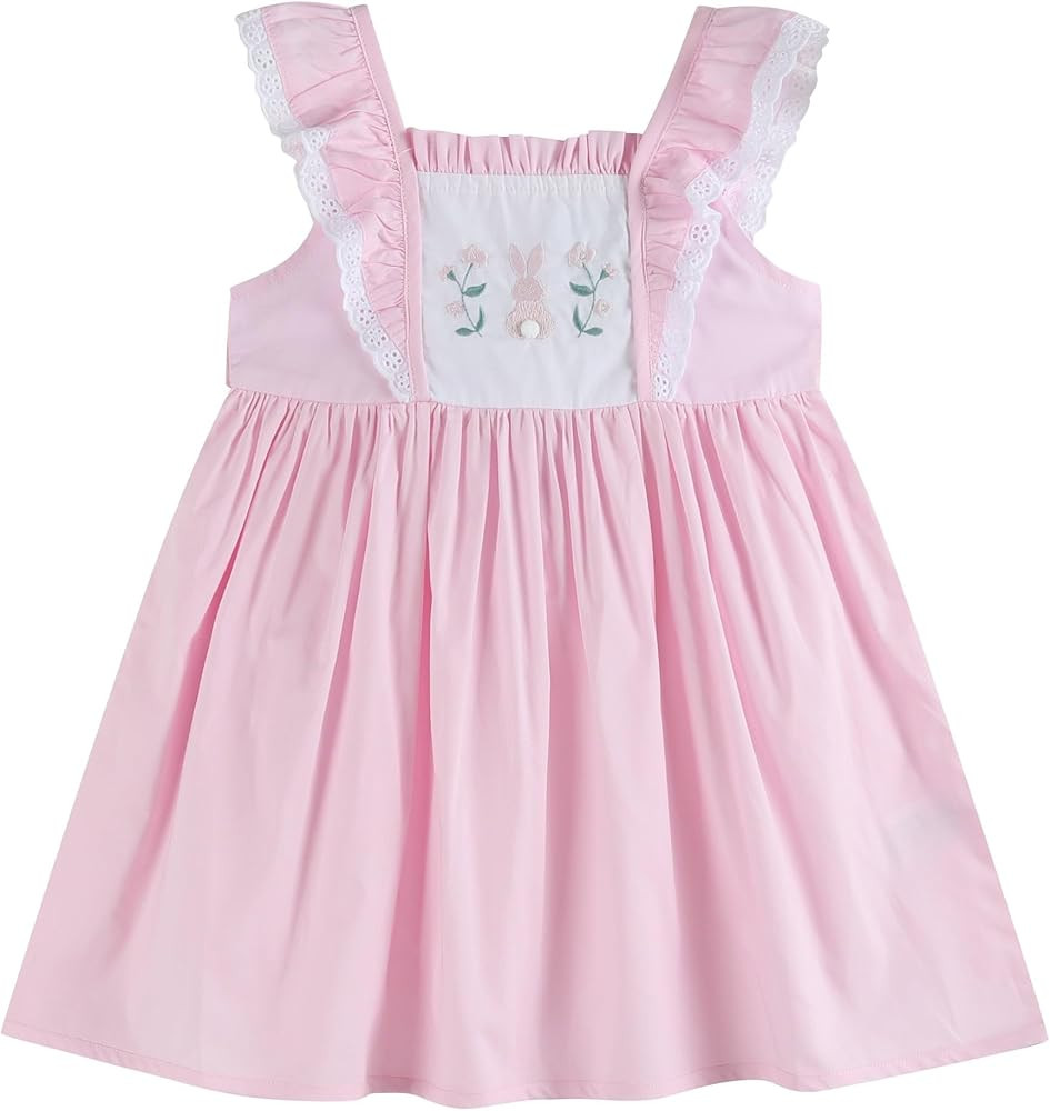 Lil cactus Baby and Girls Easter Bunny Dress | Amazon (US)