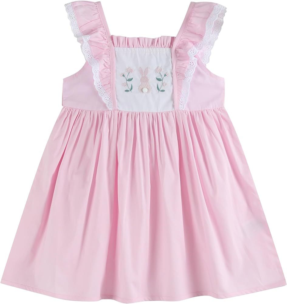 Lil cactus Baby and Girls Easter Bunny Dress | Amazon (US)