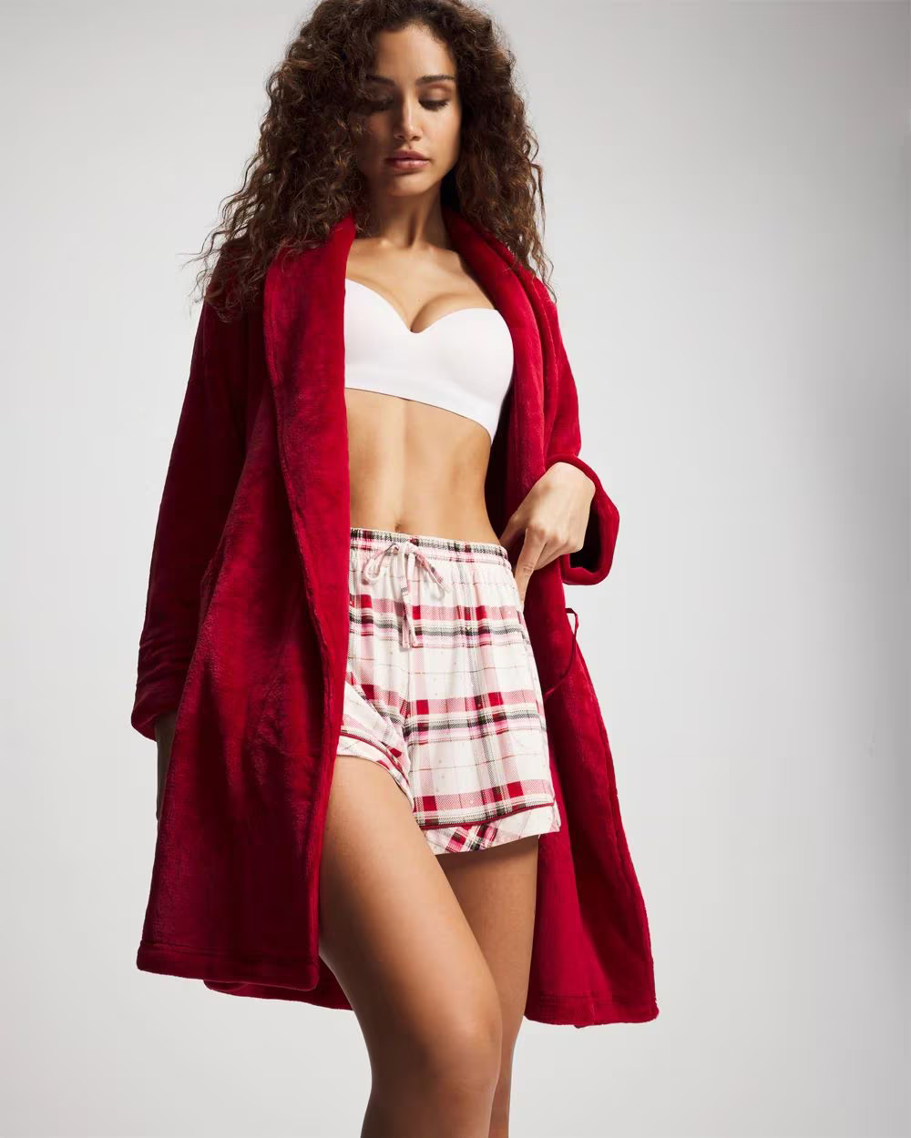 Plush Short Robe | Soma | SOMA