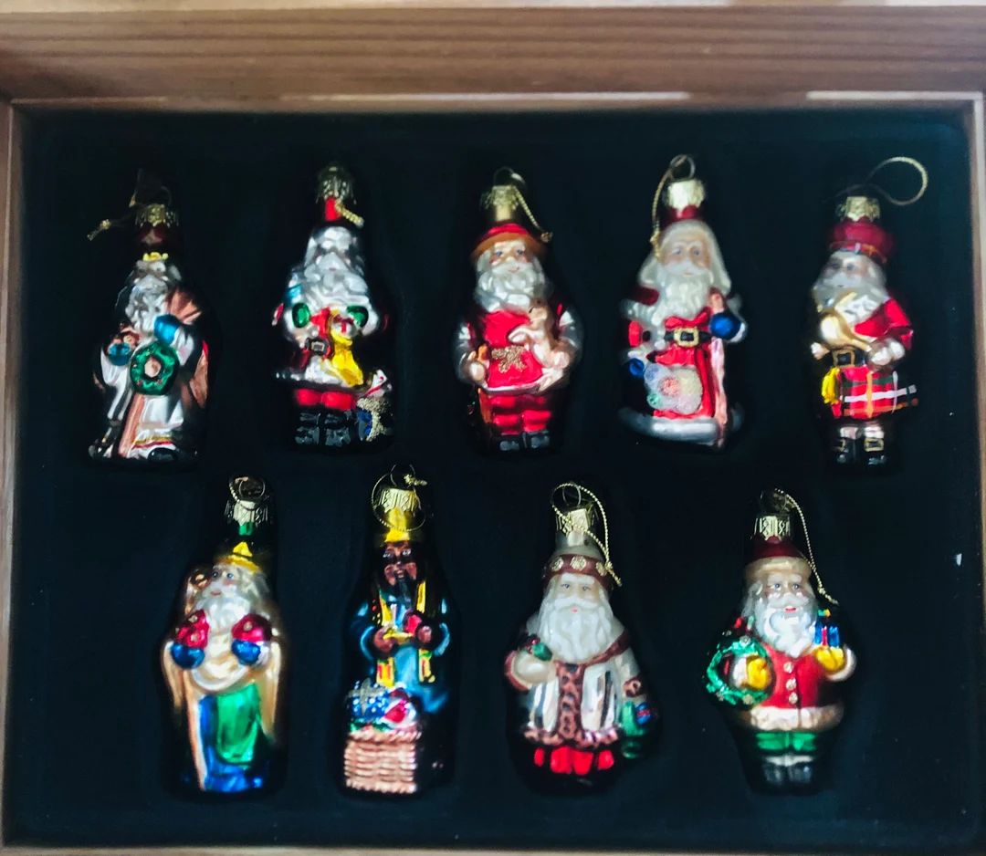 Thomas Pacconi Hand Blown Christmas Ornaments 18 Pieces - Etsy | Etsy (US)