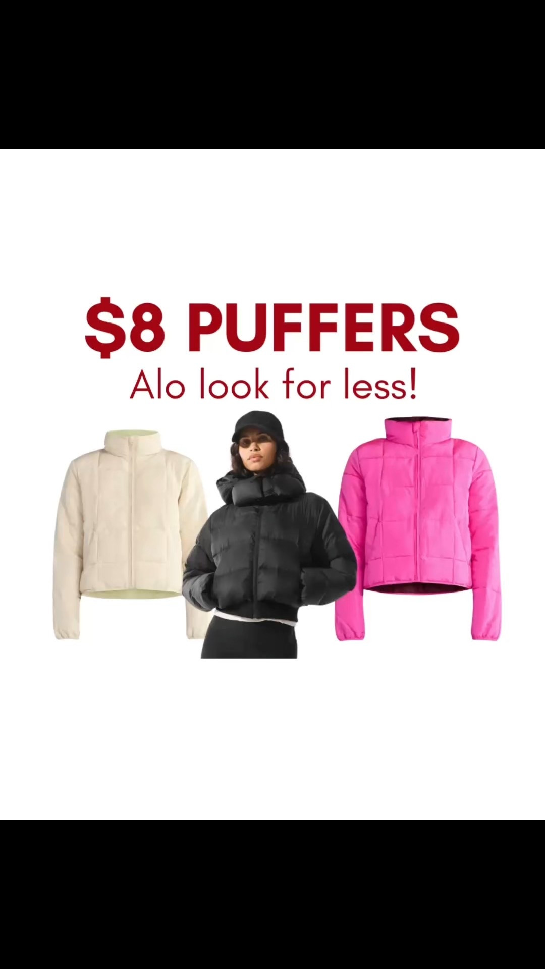 $8 SALE DEALS like these ALO look puffers!👌 All my favorite Lulu looks from Amazon, Target & Walmart that I literally wear everyday! 2 PC sets that are CLOUD soft scuba fabric Perfect for winter layering, plus my Lululemon zip, fav seamless bra, free people look sherpas, bestselling joggers, leggings! Items for the whole family including Kids 2 piece sets & men’s joggers and wick wear shirts!🤩🤎
.

#ad @amazon #winterfavorites2025  #founditonamazon 
.
✨SIZING✨Everything is petite friendly I’m 5’2” 125lbs wearing small top/dress and small/4 bottoms 
.
Christmas gift for her, gifts under $10, gifts, gifts under $25, Christmas gift, gifts for her, sweater dress, floral skirt, Amazon floral skirt, Amazon sweater dress, Amazon Thanksgiving outfit m, Fall sweater, Amazon deals, Amazon sweater, Amazon discount code, cable knit sweater, Cotigan, cardigan, tie front sweater, colorblock sweater, sweater with white lines, stripe sweater, black jeans, brown jeans, skort, wrap skort, pattern skort, floral pattern skort, black and white skort, wrap skort
Amazon basic, travel outfit, 3 piece set, capsule wardrobe, travel outfit, comfy outfits, scuba set, look for less, capsule closet, 2 piece set, workwear, Amazon two piece set, sunglasses, striped dress, blue stripe dress, black jumpsuit, beige jumpsuit, travel outfit, loungewear, comfy outfit, casual outfits, work outfit, workwear, two piece set, 2 piece set, Amazon two piece set, Amazon lounge set 

#LTKsalealert #LTKtravel #LTKworkwear#LTKBacktoSchool #LTKFallSale#LTKxPrimeDay#LTKVideo

#LTKCyberWeek 

#LTKHoliday #LTKSaleAlert #LTKGiftGuide