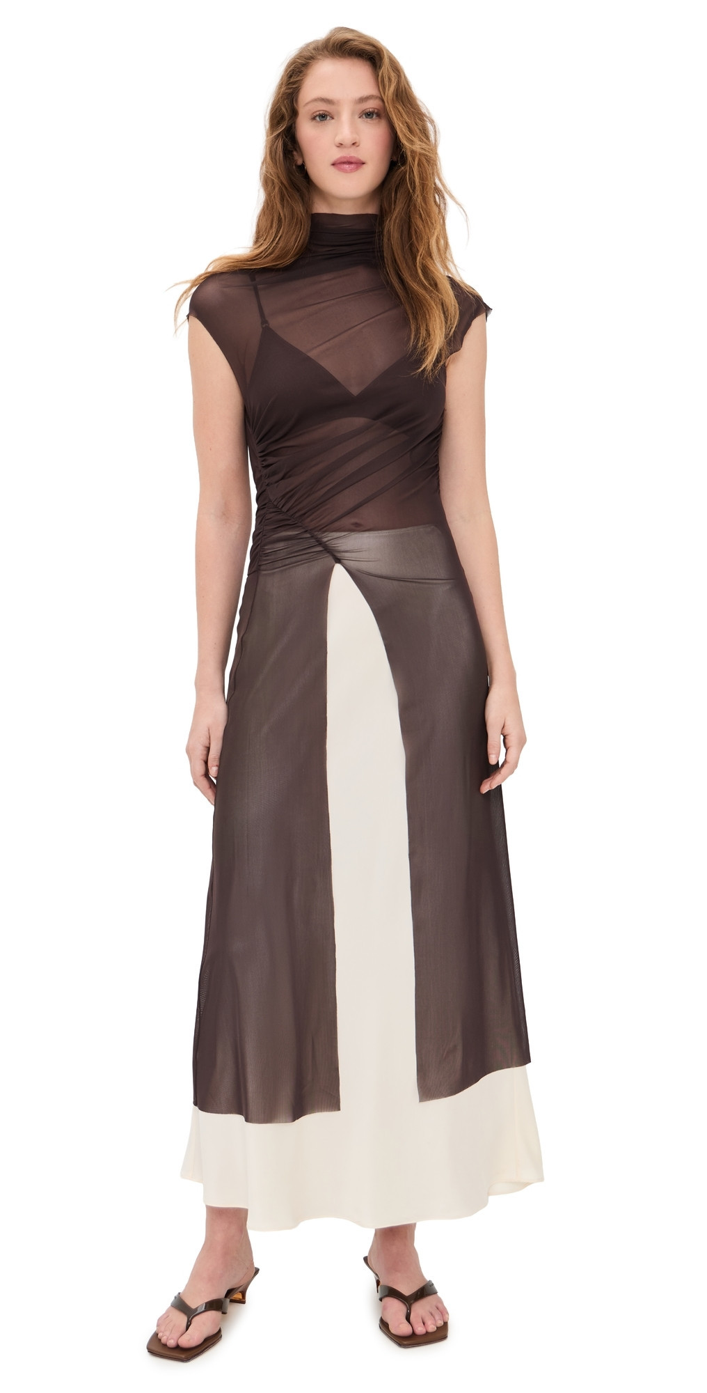 Bec + Bridge Eva Split Tunic Top Dark Chocolate 16 | Shopbop