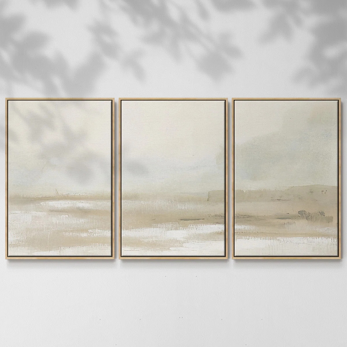 Neutral Mist Mesa I - Multi Piece Framed Canvas | Wayfair North America