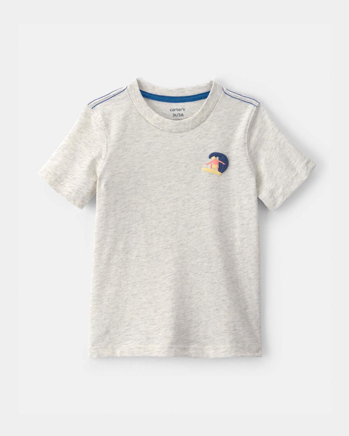 Toddler Boy Surfer Graphic Tee - Grey | Carter's | Carter's Inc