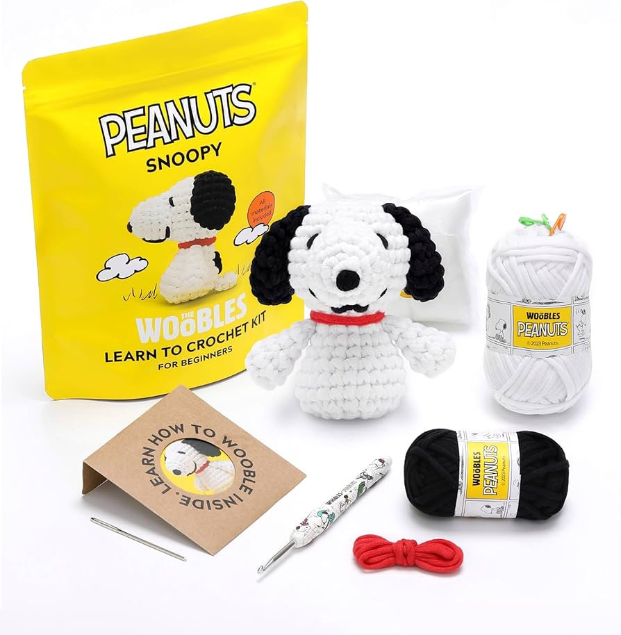 The Woobles Beginners Crochet Kit with Easy Peasy Yarn as seen on Shark Tank - with Step-by-Step ... | Amazon (US)