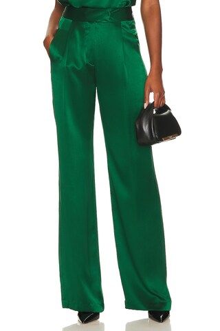 Wide Leg Trouser in Pine | Revolve Clothing (Global)