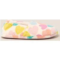 Girls M&S Collection Kids' Heart Slippers (13 Small - 6 Large) - Pink | Marks and Spencer AU/NZ
