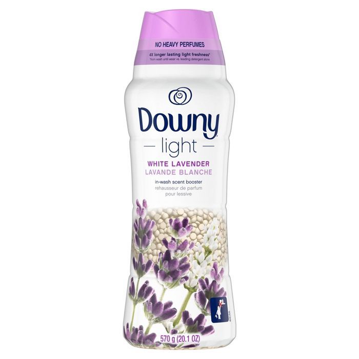 Downy Light White Lavender Scent Laundry Scent Booster Beads with No Heavy Perfumes - 20.1oz | Target
