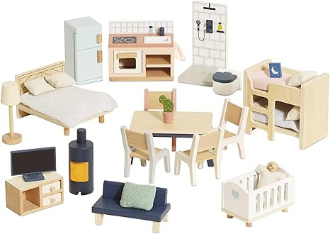 Le Toy Van - Wooden Dolls House Full Starter Furniture & Accessories Play Set for Dolls Houses | ... | Amazon (US)