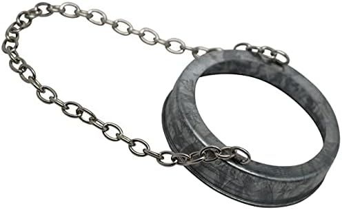 Galvanized Bands with Chain for Hanging Mason Jars, by Mason Jar Lifestyle (Regular Mouth, 6 Pack) | Amazon (US)