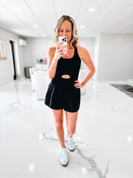 So comfy and perfect for spring/ summer! Go check out all the fun colors! 
Fashionablylatemom 
13 different colors 
Sales alert 
Wenlia Women Workout Romper Onesie with Padded Bras Sleeveless One Piece Outfits Shorts Atheletic Running Jumpsuit Clothes

#LTKActive #LTKshoecrush #LTKsalealert