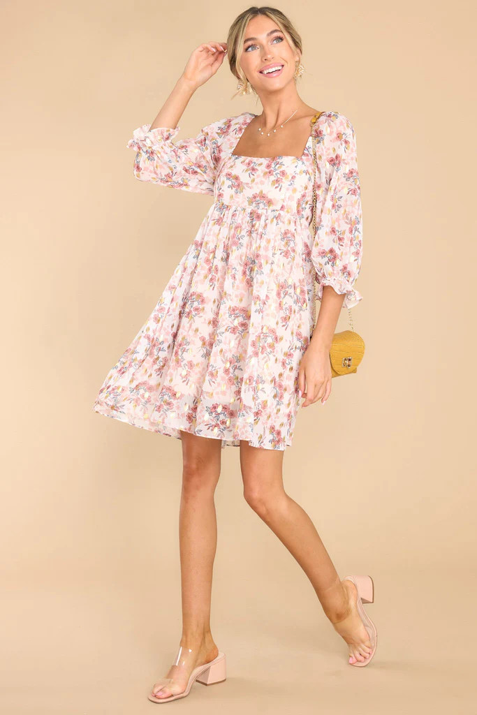 Petal Princess Pink Floral Dress | Red Dress 