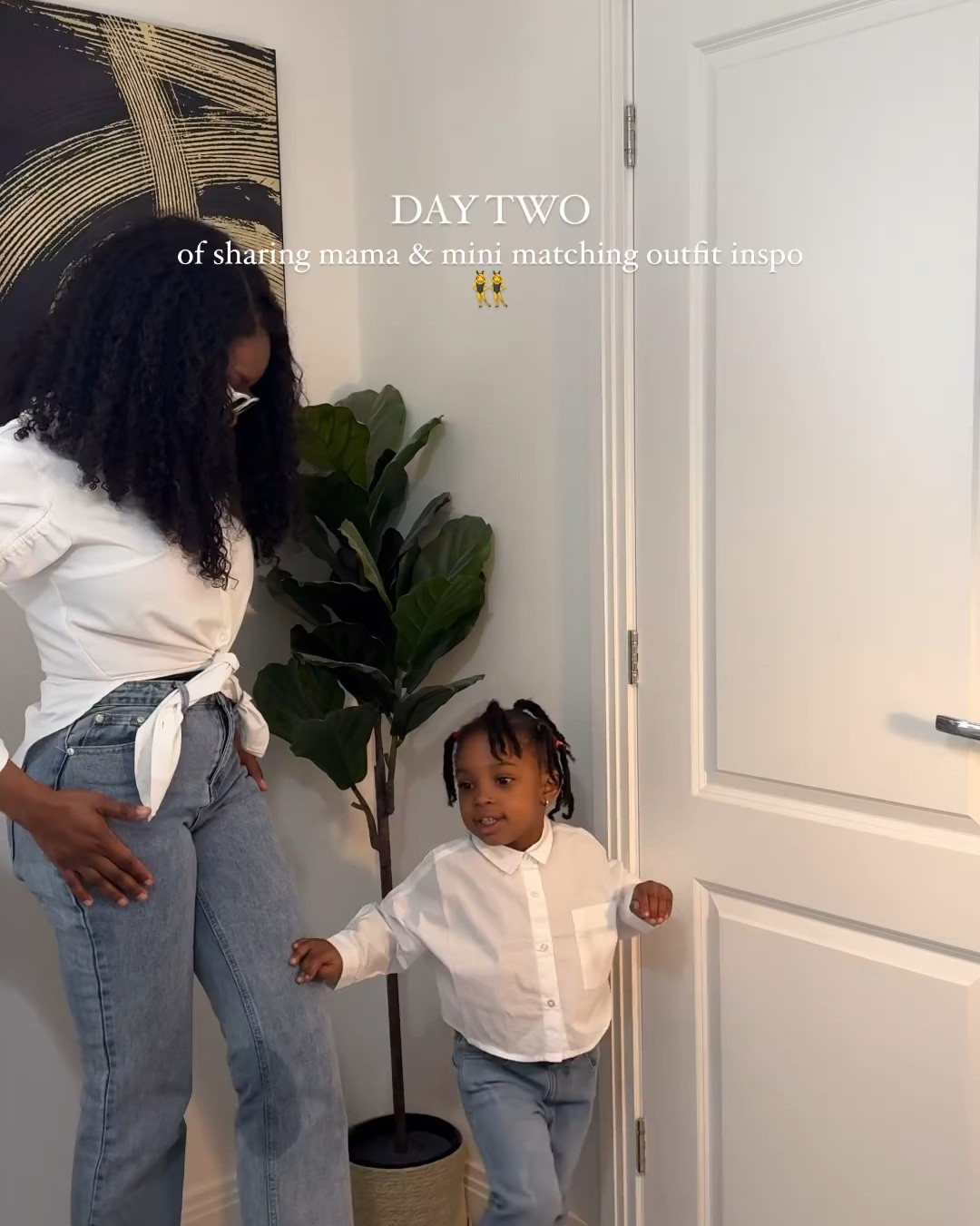 White shirt, flare jeans , matching outfit , mama and mini , spring outfit 


#LTKkids #LTKfamily