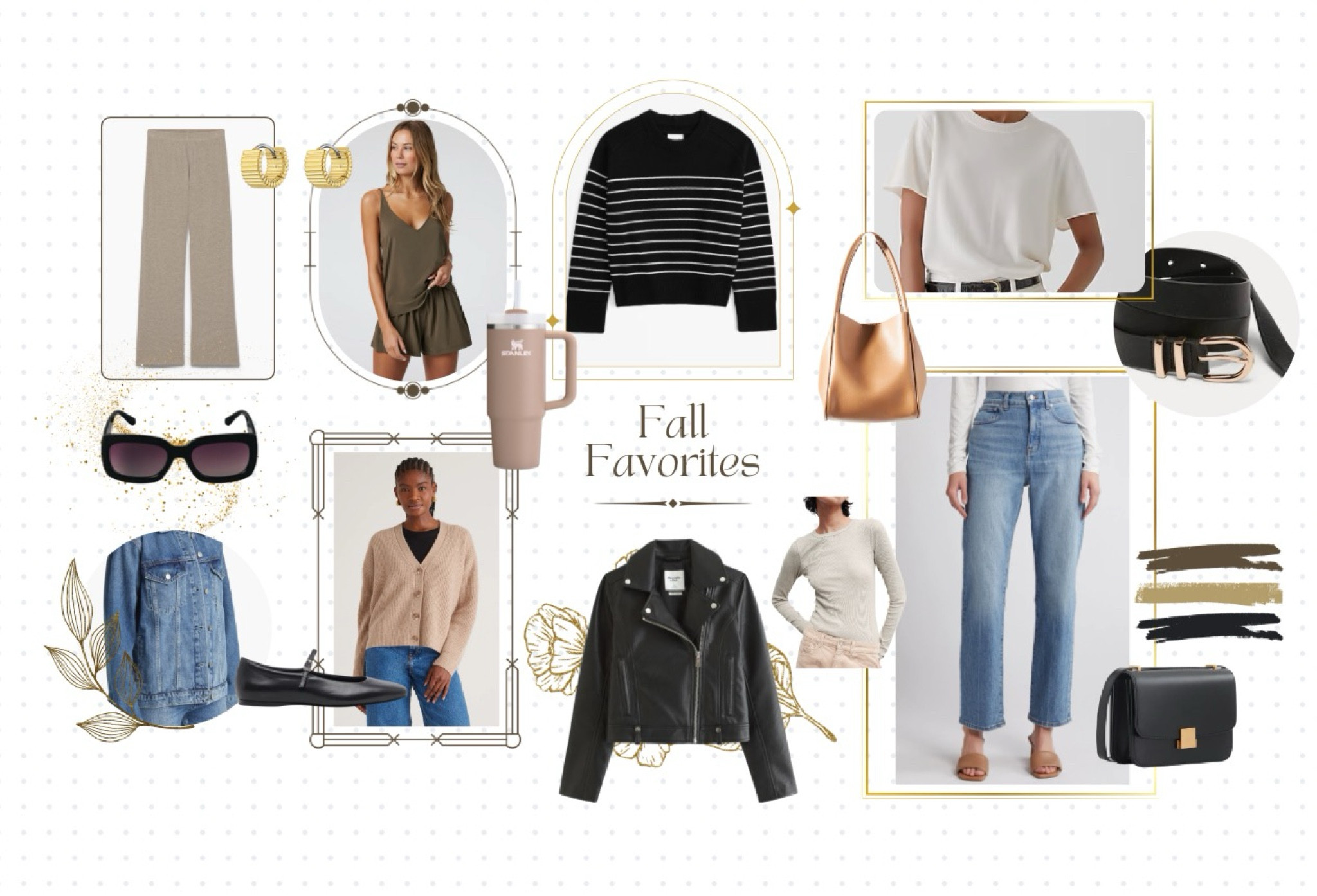 Fall mood board & favorites! #falloutfit #jeans #capsulewardrobe 

#LTKBacktoSchool #LTKShoeCrush #LTKSeasonal
