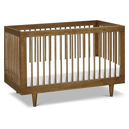 DaVinci Marley 3-in-1 Convertible Crib in Walnut Finish and Walnut Legs, Greenguard Gold Certifie... | Amazon (US)