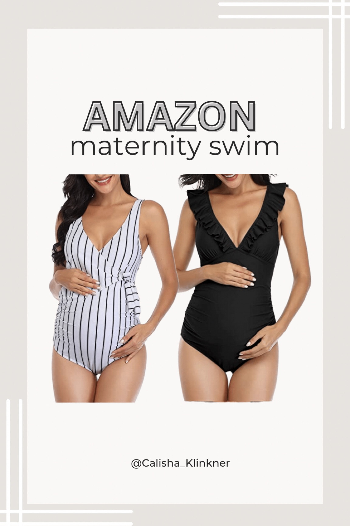 Maternity swimwear 

#LTKbump #LTKstyletip #LTKswim