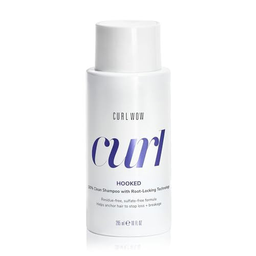 COLOR WOW Curl Wow Hooked 100% Clean Shampoo with Root-Locking Technology – Rich-lathering, sulfate-free formula leaves no residues + helps anchor hair to stop shedding | Amazon (US)