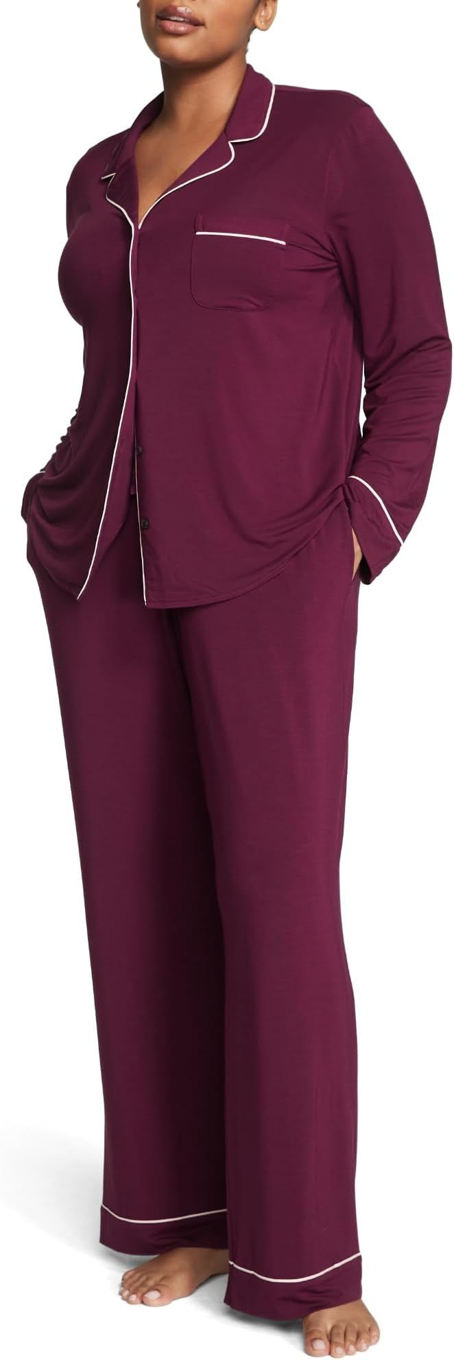 Victoria's Secret Modal Long Pajama Set, Women's Sleepwear (XS-XXL) | Amazon (US)