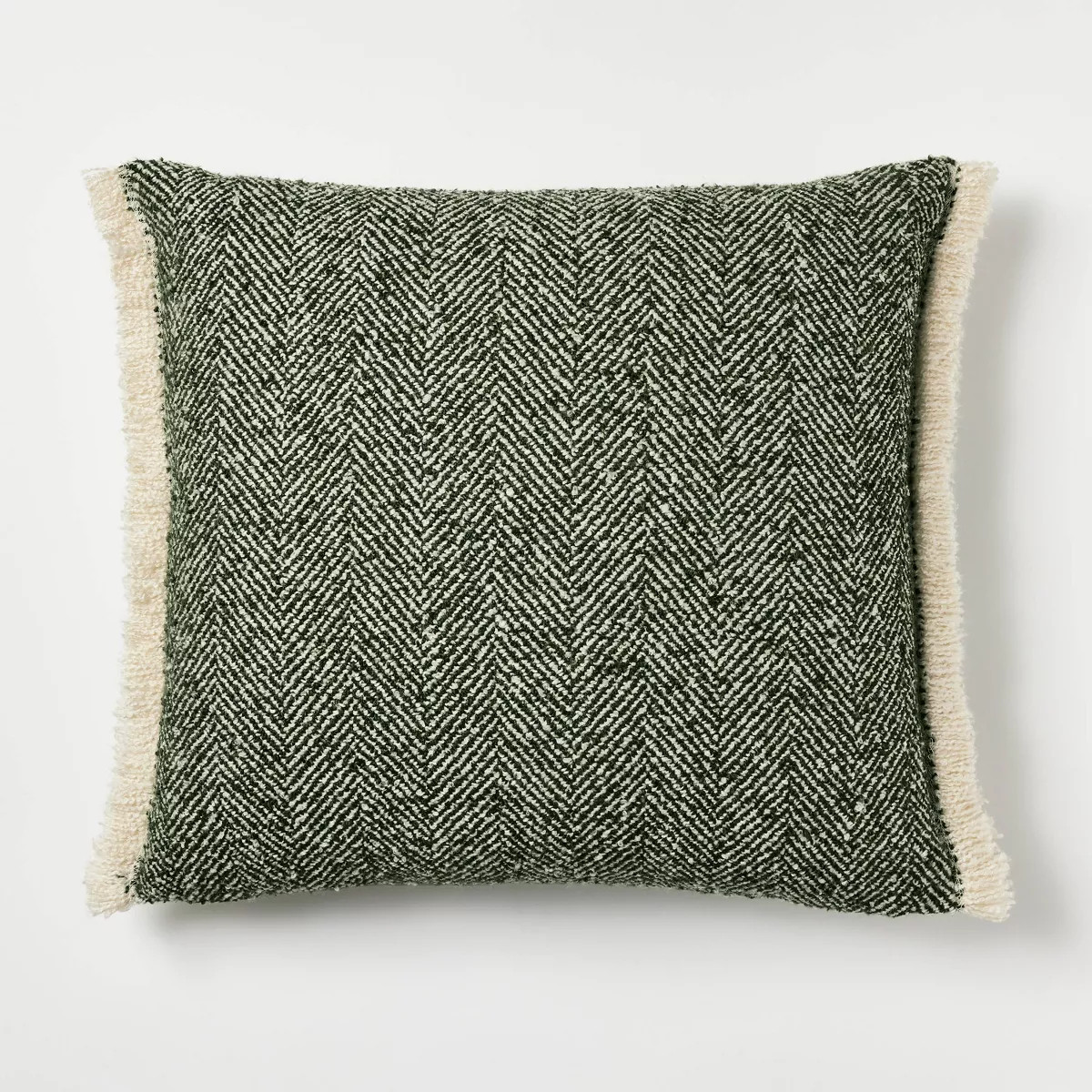 Herringbone with Frayed Edges Throw Pillow - Threshold™ designed with Studio McGee | Target