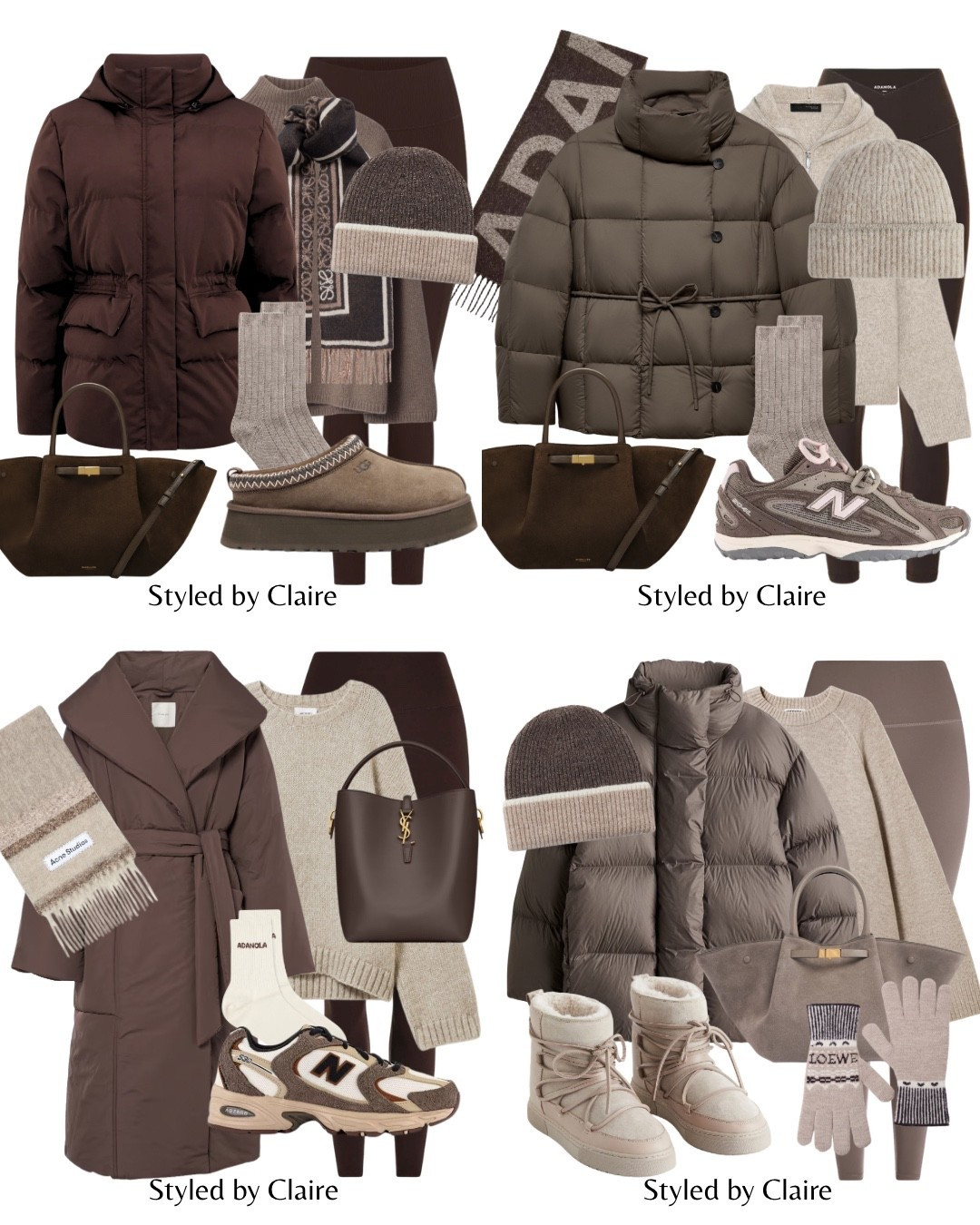 PUFFER COATS🐻
Tags: cinched waist wat the brand brown chocolate jacket leggings Loewe scarf wool beanie Zara Ugg tazz ribbed socks demellier London mocha suede tote khaki hoodie new balance 204L tie waist 530 warm lined boots H&M fashion winter layer Christmas markets wonderland capsule wardrobe basics taupe

#LTKstyletip #LTKshoes #LTKwinter