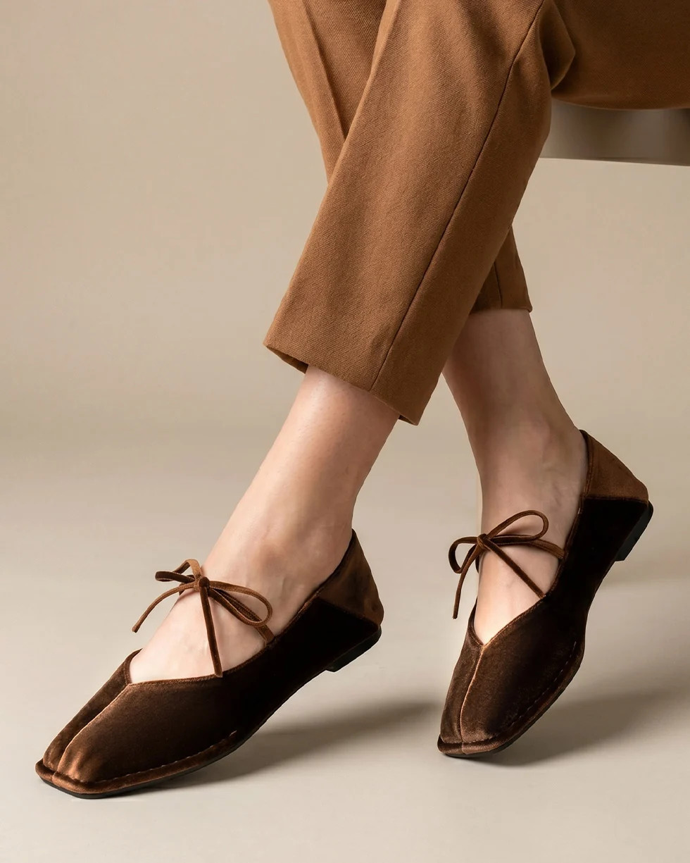 Mellow | Square Toe Mary Jane Flats | Fitory Footwear US