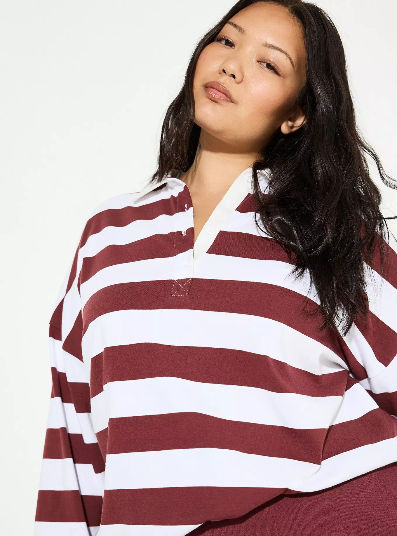 LoveSick Collared Rugby Top | Torrid (US & Canada)