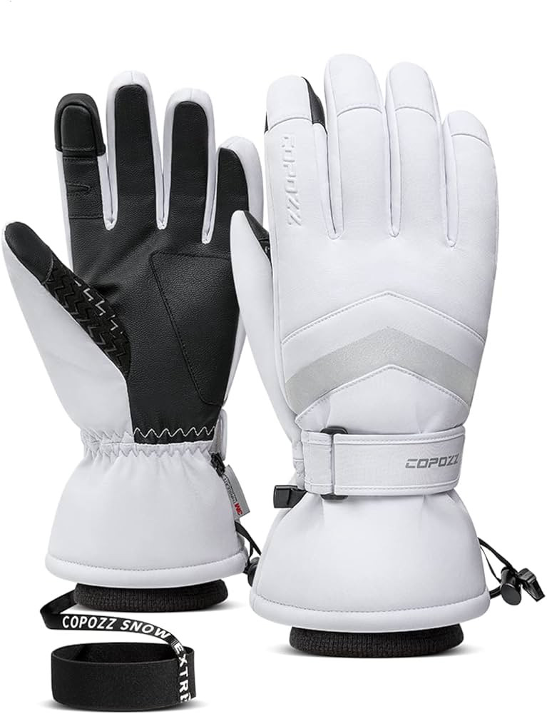COPOZZ 2023 Upgrade Ski Gloves for Men Women, 3M Thinsulate G80 Lined Snow Gloves,Touchscreen Win... | Amazon (US)