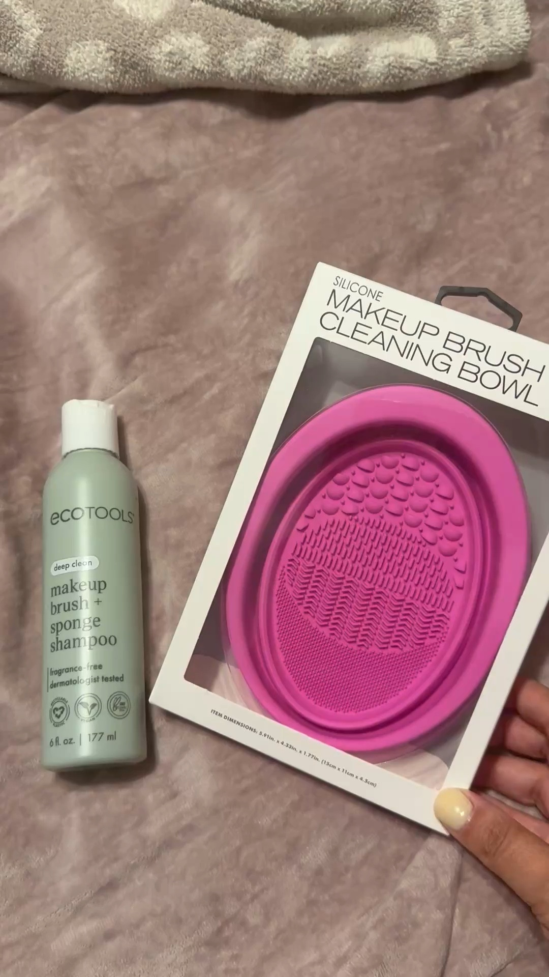 makeup brush washing must haves! 🧼 the bowl was found at Five Below! 

#LTKselfcare #LTKBeauty