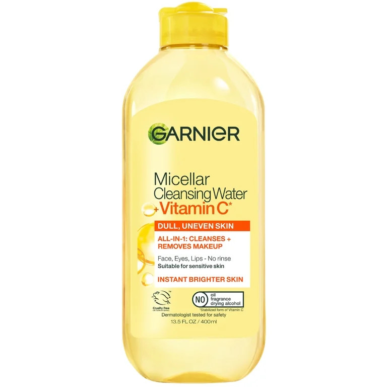 Garnier SkinActive Micellar Cleansing Water All in 1 Vitamin C Makeup Remover, Face Cleanser, 13.... | Walmart (US)